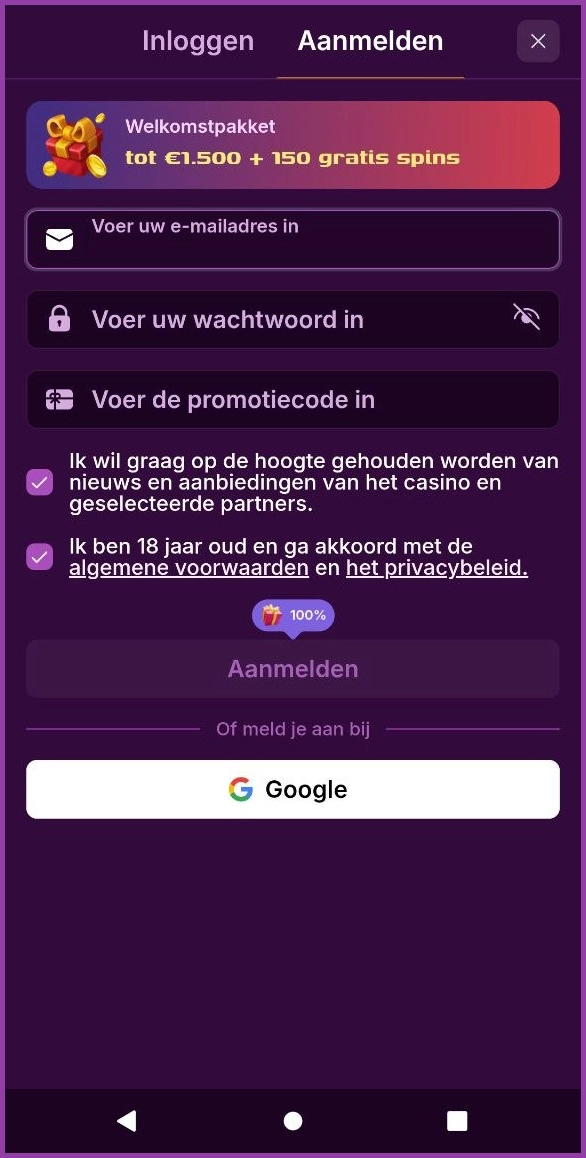 Snelle registratie voor nieuwe spelers bij Duckysino Casino